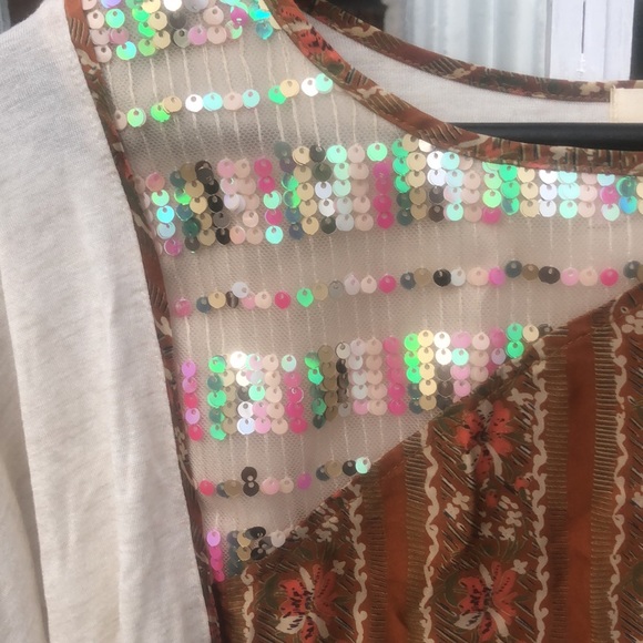 Boho sequins top! - Picture 3 of 4